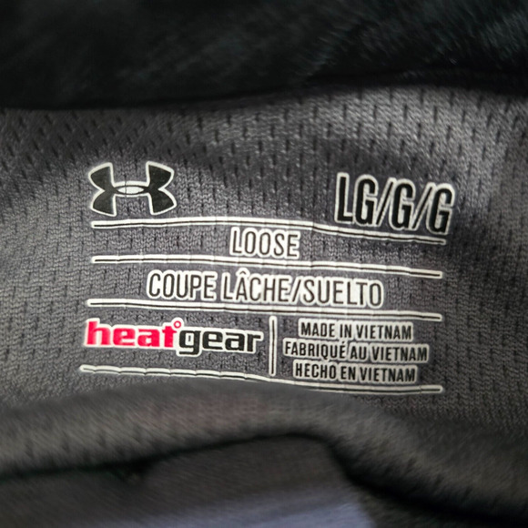 Under Armor Polo Bundle Men's L Gray Lt Blue Dk Blue Short Sleeve Loose HeatGear - Picture 4 of 16